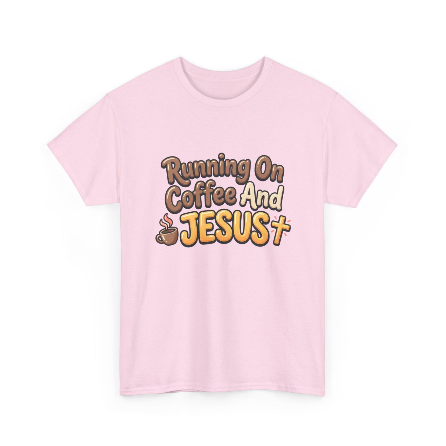 Running On Coffee And Jesus Tee