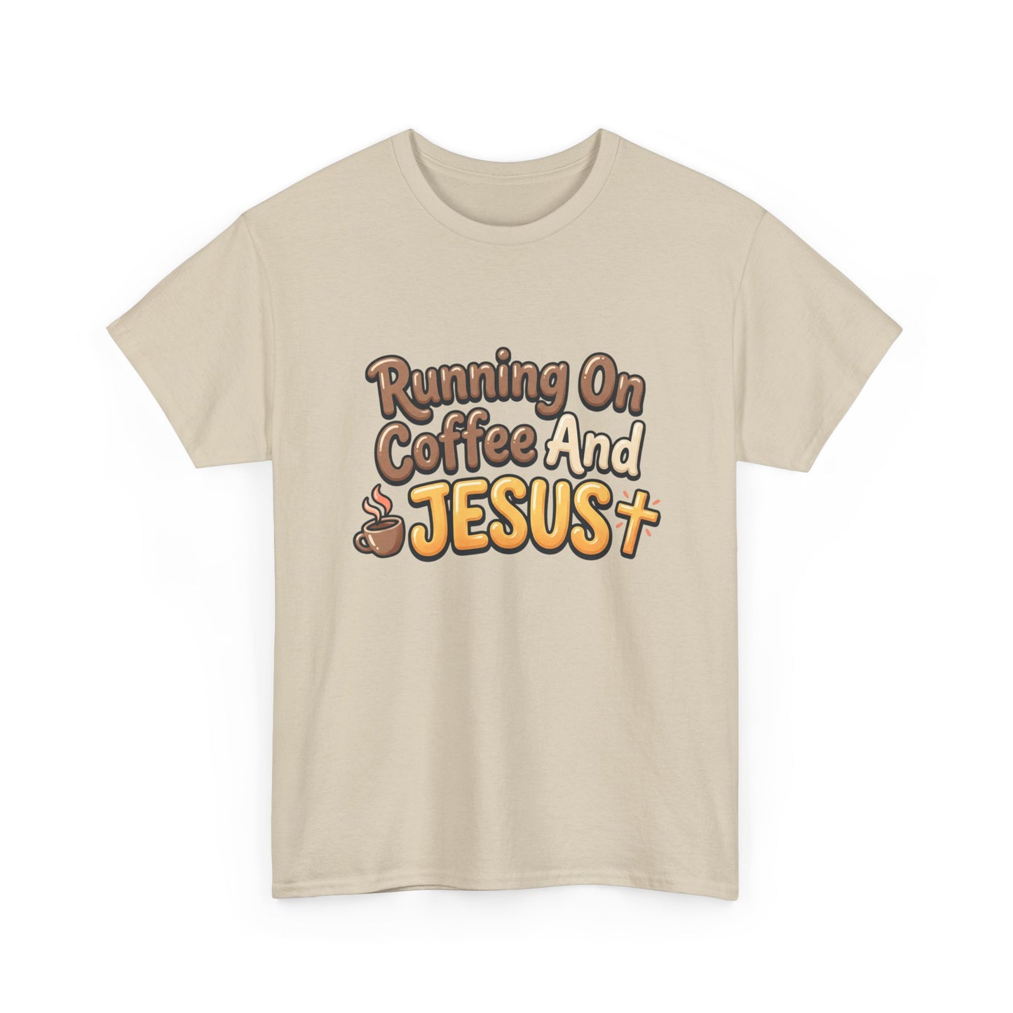 Running On Coffee And Jesus Tee