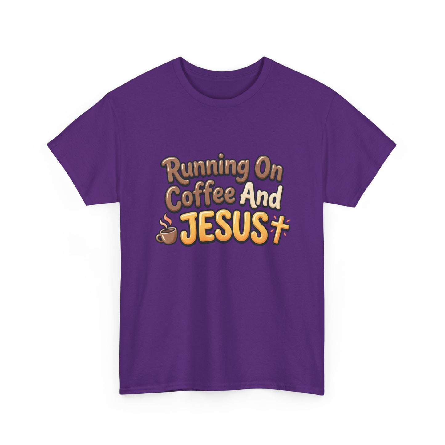 Running On Coffee And Jesus Tee