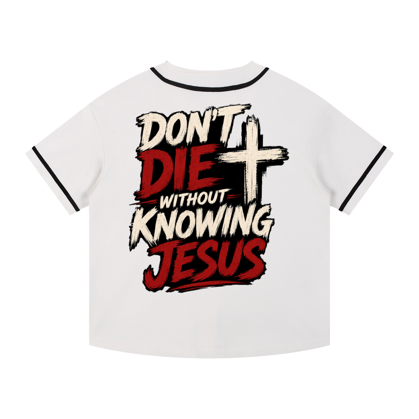 John14:6  Button-Up Jersey
