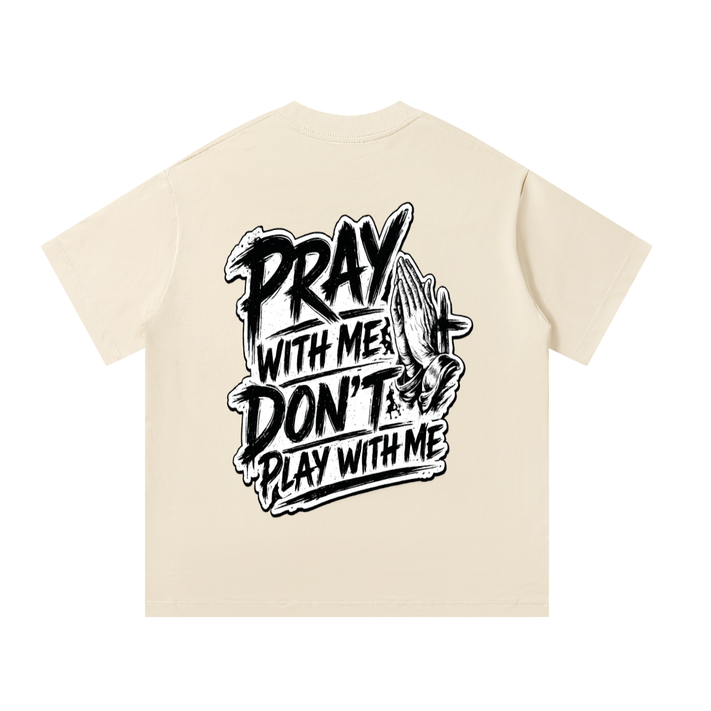 Pray > Play Oversized Tee